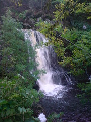 Waterfall and plunge pool, Inversnaid