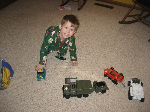 Benjamin introduced to GI Joe toys