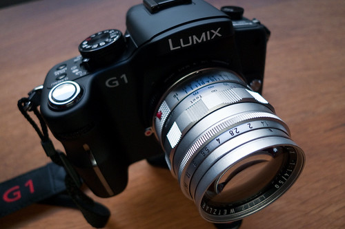 Lumix G1 with Summilux 50mm 1st generation
