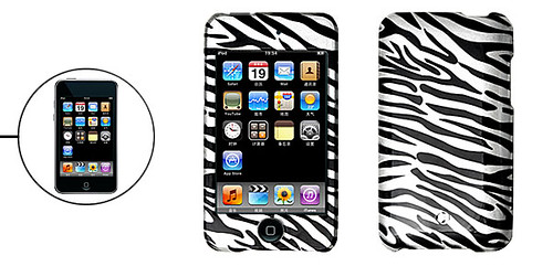 ipod touch cases zebra. iPod Touch II Hard Case made
