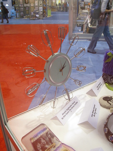My Atomic Eggbeater Clock at CHA Indie Craft Booth