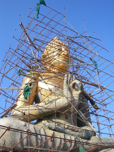 Lord Buddha under construction ©  S Z