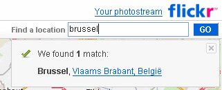 Flickr Maps -> Brussel