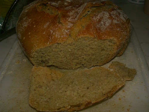home made white bread