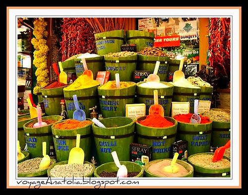 Spice Shop at Fethiye by voyageAnatolia.blogspot.com