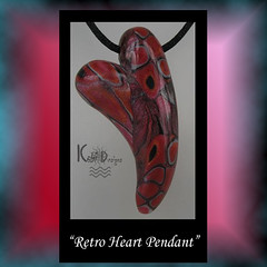 Retro Heart Pendant