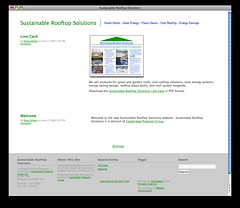 Sustainable Rooftop Solutions Website