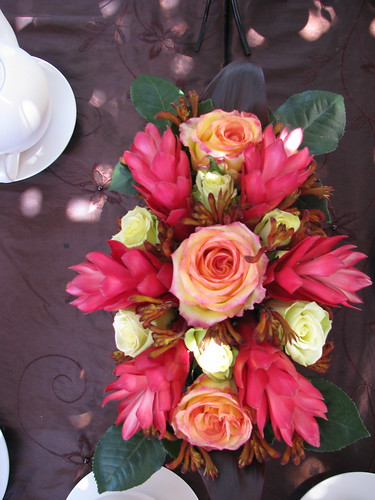 Bright centerpieces to accent any room perfect for bridal showers or 
