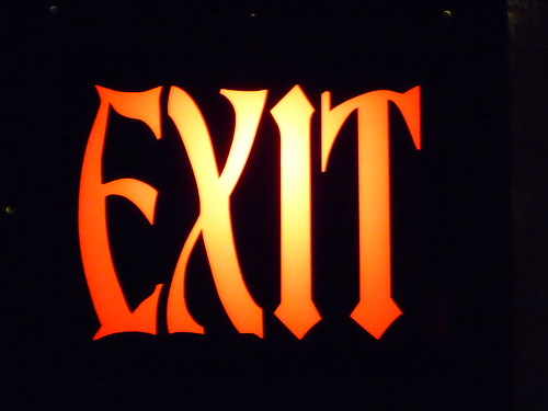exit up close
