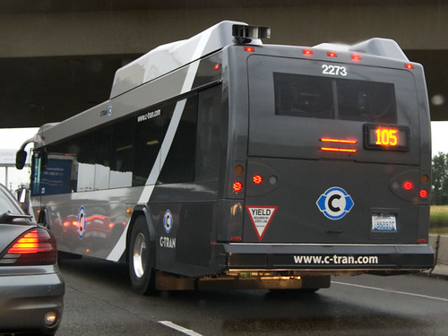 C-Tran Big Grey Bus