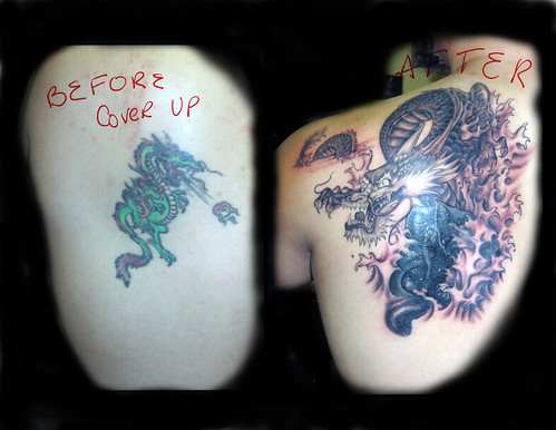 Dragon Cover up very old piece look out for this piece in the future