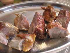 smoked preserved pork cretan singlina