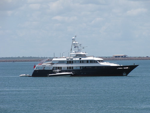 Motor Yacht Helios in Darwin Harbour February 2009