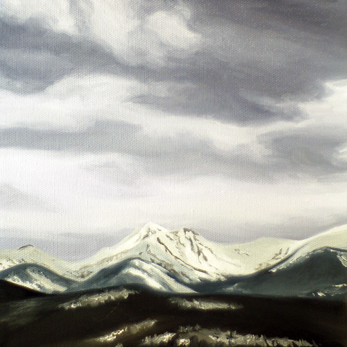 Mountain painting - finished