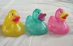 Glitter Jelly Ducks, Yay!