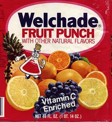 Welchade Fruit Punch label