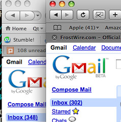 Gmail's Black Dot, Do you see it too?