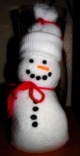 Tube Sock Snowman