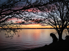 Enjoying a sunset in Salto, Uruguay (by Vince Alongi)