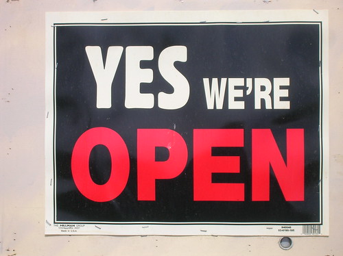 yes we're open