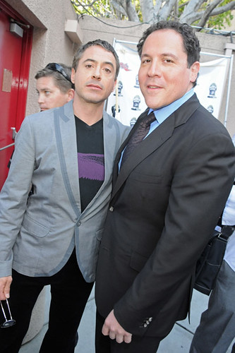 Robert Downey Jr. and Jon Favreau  2008