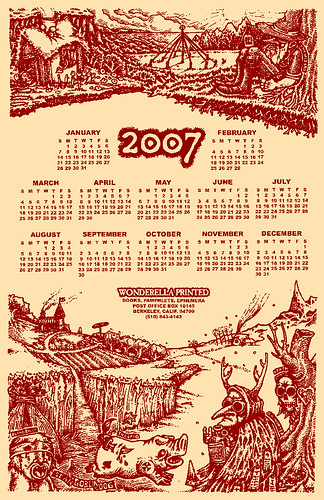 Wonderella 2007 calendar