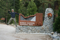 Chad entering Kings Canyon National Park