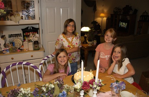 Jessica and friends - 10 years old today