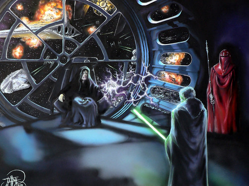 STAR WARS airbrush art Another airbrush I made some years ago