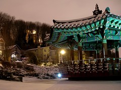 Taejon/Daejeon Park in the snow last December. Photo by Matthew Rutledge in the Beacon Hill Blog photo pool on Flickr.