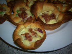 Bacon, Cheese & Onion Tartlets