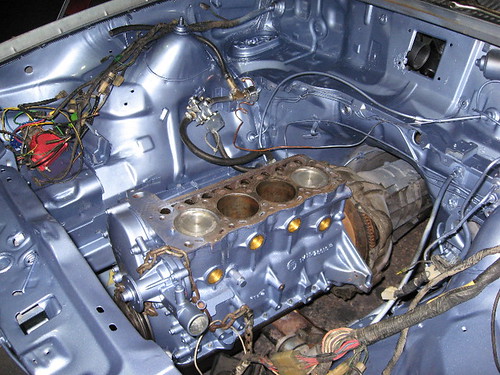 Toyota 3tc Engine. Motor acabado de montar