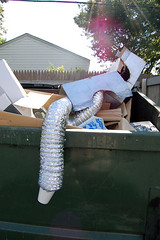 Robot in the dumpster