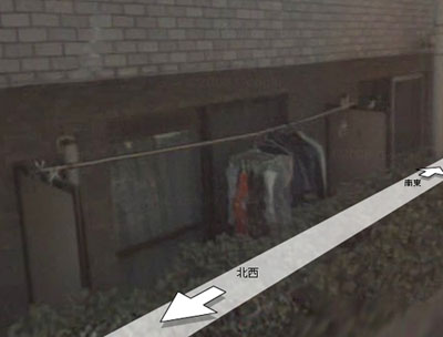 My underwear on Google Maps