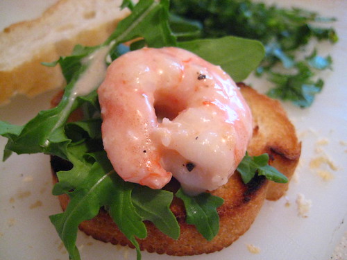 Prawn Cocktail on Toasted French Loaf