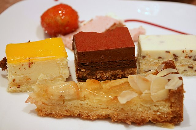 Small selection of French desserts