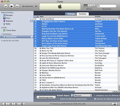 Ronan's iPod shuffle 1GB Summer 08 Hits IV