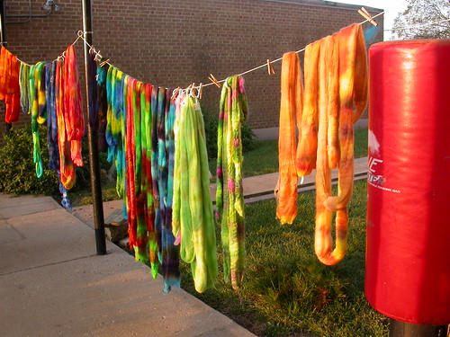 Dye lab drying