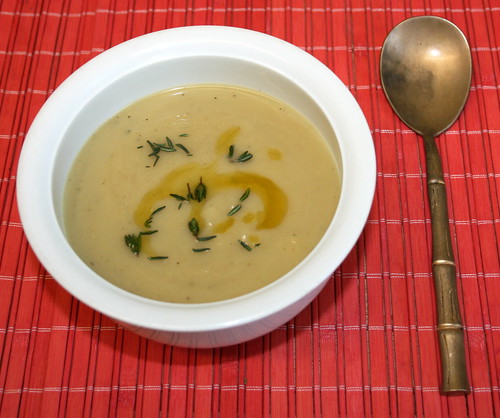 Salsify & Roast Garlic Soup