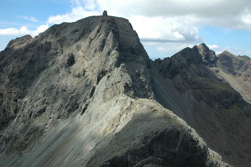 The route up to the Inaccessible Pinnacle