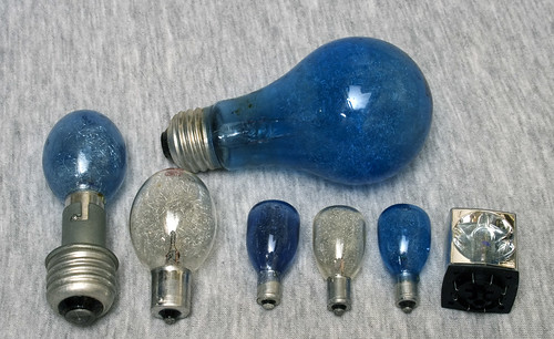 Atlas Tru-Flash Bulbs Double Lite Blue 1 x Box of 6 Vintage Flash Bulbs 