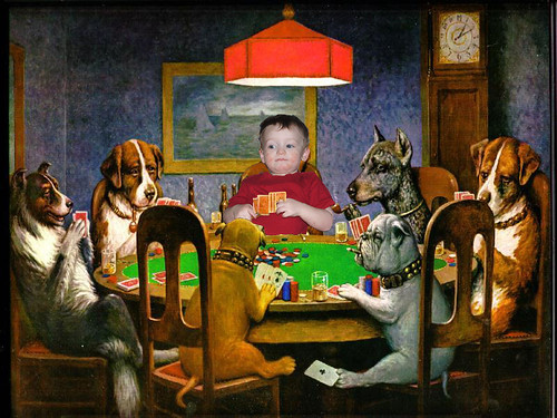 Aaries Playing Poker