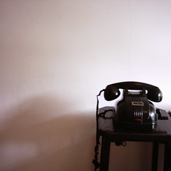 【写真】ミニデジで撮影した前川國男邸の黒電話