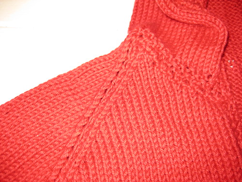 Knitting up close