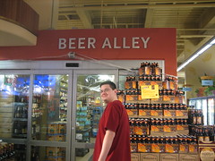 Austin visiting Beer Alley