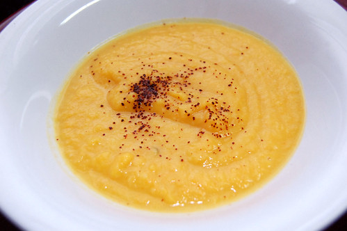 Celery Root Bisque with Butternut Squash