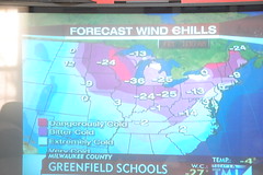 Forcasted wind chills