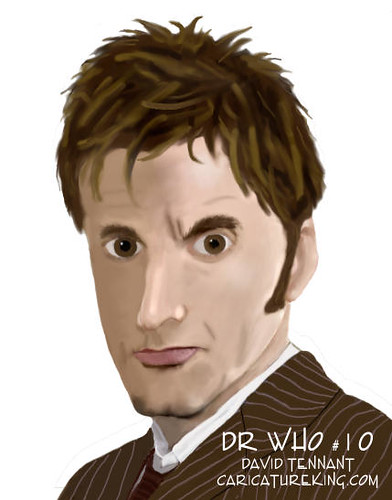 Caricature of Dr Who