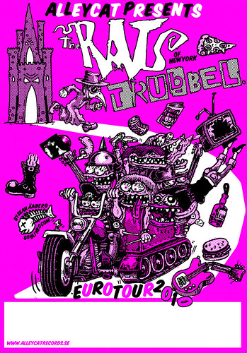 The Rats NYC & Trubbel Euro Tour 2010 Poster