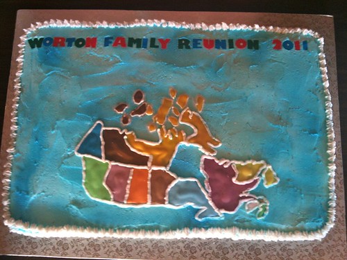 Worton Family Reunion 2011  Cake